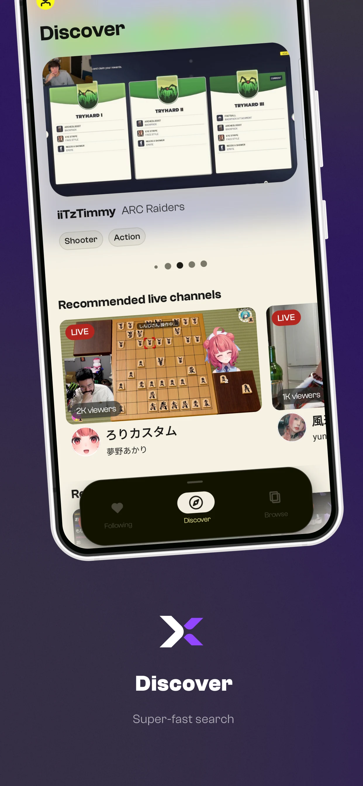 TwiX: Live for Twitch screenshot